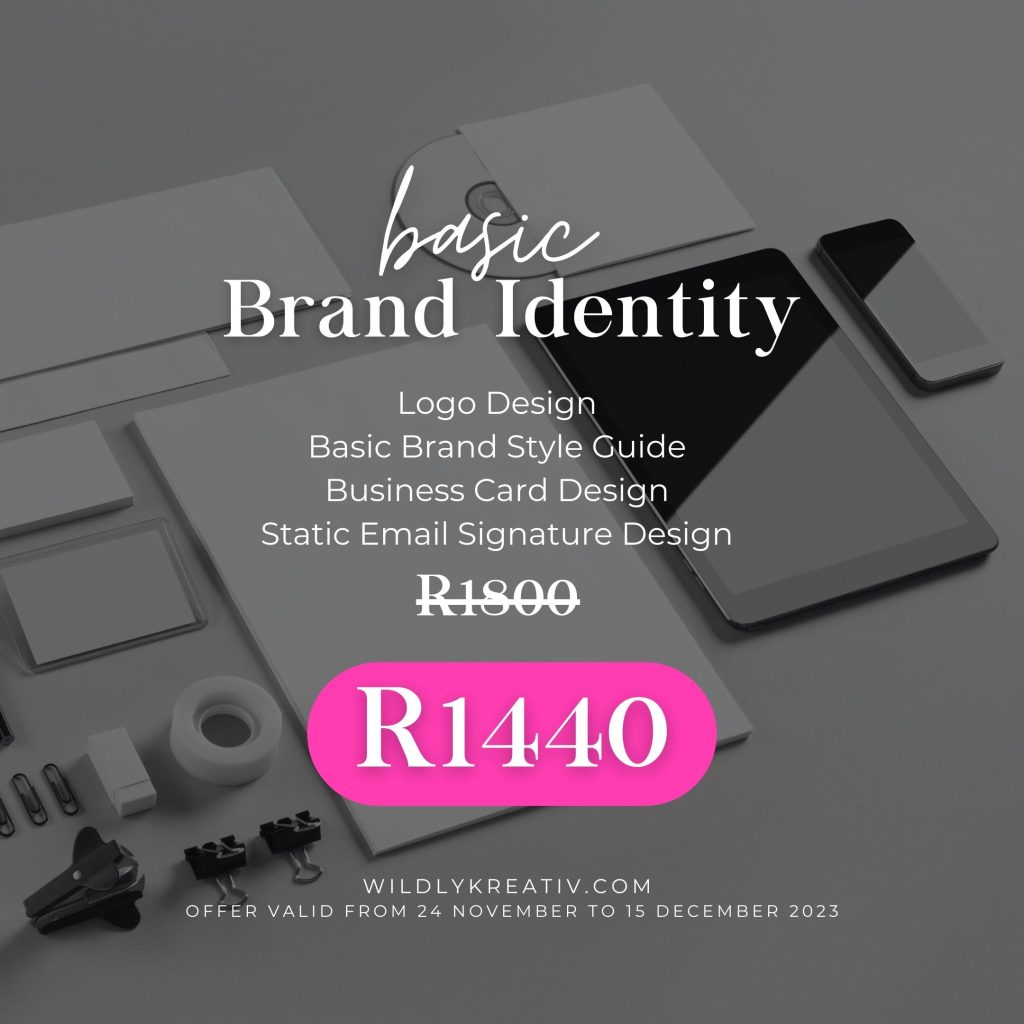 Wildly Kreativ Brand Identity Black Friday Special